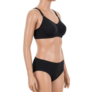 Conjunto de Brasier con Relleno y Braguita de Bikini para Adultos, Tela Elástica Suave y Transpirable, Lencería Cómoda para Uso Diario, Ropa Interior Femenina - Product Image 5
