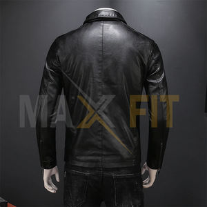 2023 veste en cuir pour hommes personnalisée veste en cuir de moto pour hommes manteau pour hommes par MAXFIT ENTERPRISES - Product Image 4