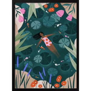 Affiche de natation en eau libre de Bea Mller pour décoration murale - Product Image 2