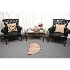 Alfombra de lana turca Rosa Vintage de 2,5x1,5 pies, decoración moderna para el hogar, retales, rectángulo, Tabriz, área grande de látex para decoración de pasillo - Product Image 3