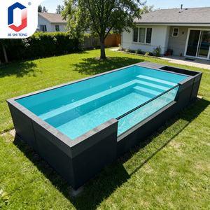 Heavy Duty UV Resistant Above Ground <b>Pool</b> for Backyard Garden Family and Resort Villa with Full Set Accessories Swimming <b>Pool</b> - Product Image 6