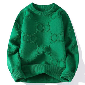 Marques de mode haut de gamme vêtements hiver hommes pulls chandails de haute qualité épais chaud respirant pull en cachemire hommes 2024 - Product Image 5