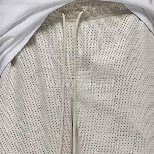 High Street Men's Summer Gym Shorts Secado rápido Personalizable Cintura media Malla Vintage Patrón lavado Poliéster de alta calidad - Product Image 5