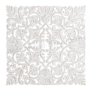 MDF sculpture à la main de haute qualité décoration de chambre panneau mural dernières conceptions de panneau mural décoratif en bois pour hôtels et chambres à coucher - Product Image 6