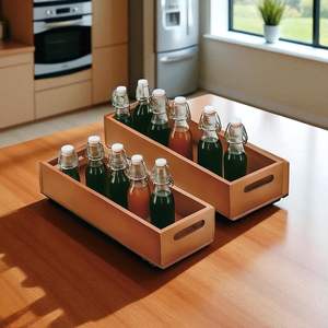 Bandeja de Servicio de Madera MDF de Primera Calidad, Decoración para el Hogar y el Desayuno, Decoración Natural para Servir, Disponible para Restaurantes y Cafeterías - Product Image 4