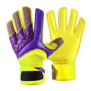 Guantes de portero deportivos de látex profesional Protección de manos cómoda con logotipo personalizado Hecho de cuero de alta calidad - Product Image 5