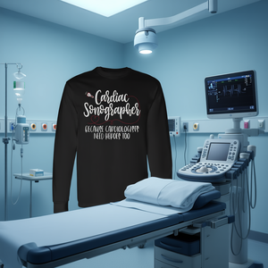 Maglietta a maniche lunghe per ecografi cardiologici: i medici sono i veri eroi - Product Image 3