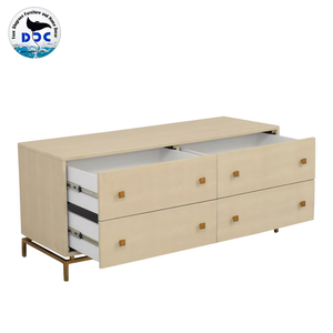 Wholesale Luxury Modern Nightstand In Bedroom Wooden Sofa <b>Side</b> Storage <b>With</b> Sliding <b>Drawers</b> And Shelves From Viet Nam - Product Image 5