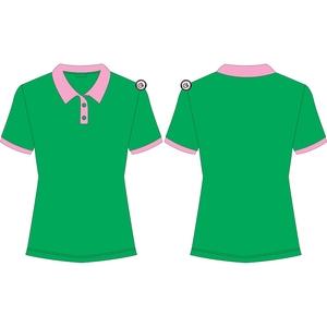 Alpha | Kapa | Alpha Fraternity Polo personnalisé polo personnalisé en coton de haute qualité polo pour femmes - Product Image 1