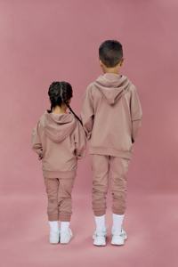 High Quality Casual Kids Winter Two Piece Solid Color Breathable Lightweight Polyester Cotton <b>Track</b> <b>Suit</b> - Product Image 3