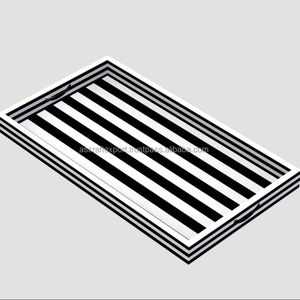 Bandeja de Servir Artesanal India con Incrustaciones de Resina Floral y Madera para Decoración de Cocina y Uso Doméstico - Product Image 1