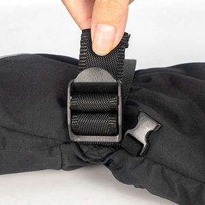 Fabrication directe d'usine, conception de logo personnalisée, gants de ski en cuir, fermeture à boucle et crochet, les plus chauds, imperméables, respirants, unisexes pour - Product Image 5