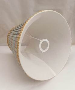 Abat-jour cylindrique en tissu de lin de luxe moderne, finition peinte à la poudre faite à la main, léger, installation facile pour la décoration de la maison et des hôtels - Product Image 5