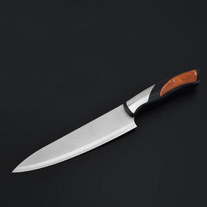 มีดเชฟเหล็กดามัสกัสทำด้วยมือแบบมืออาชีพสีทึบทำในโรงงานสำหรับใช้ในห้องครัว - Product Image 3