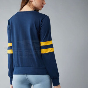 Sweat-shirts en molleton respirant pour femmes, de haute qualité, avec logo sur le devant, design personnalisé, best-sellers pour l'automne et l'hiver - Product Image 2