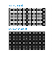 Fenêtre visuelle extérieure en verre de mur d'affichage à LED transparent P3.91--7.81 polychrome en cristal