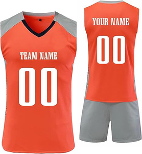 Vente en gros de vêtements de sport OEM uniformes de volleyball à sublimation personnalisés pour hommes et femmes concevez vos propres vêtements de volleyball sans manches - Product Image 3