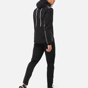 2025 Unisex Hot Selling Nylon Tracksuits 100% Cotton Fleece Breathable <b>Jacket</b> and <b>Short</b> Plus Size with Hooded Collar for Winter - Product Image 5