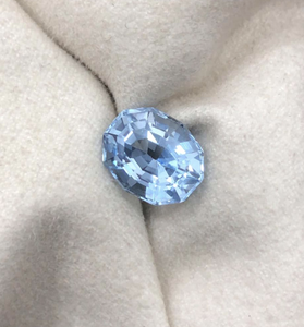 พลอยอความารีนธรรมชาติทรงหลวมรูปวงรีรูปซานตามาเรียสีฟ้ารูปร่างแฟนซี2x4มม. ถึง20x30มม. วงรีได้รับการรับรองจาก IGI - Product Image 2