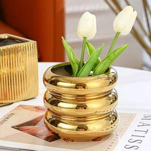 Vase à fleurs côtier vase à fleurs en fer Homeware Vases Décoratif Salon Décoration de la maison Vente en gros Fabricant Exportateur - Product Image 6