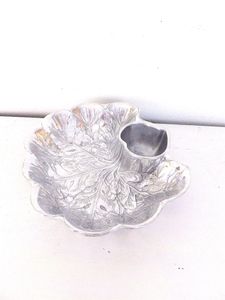 Centro de Mesa Decorativo Moderno con Base de Metal Pulido Ecológico para el Hogar y la Mesa de Comedor, Tazón de Exhibición de Hierro - Product Image 6