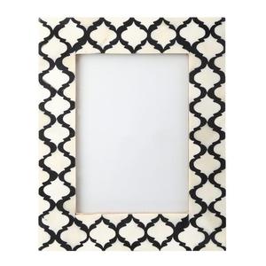 Cadre photo en résine d'os en bois de haute qualité, fabriqué à la main, cadre photo décoratif rectangulaire personnalisé pour l'Inde faite maison - Product Image 1