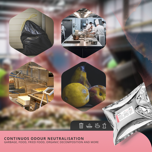 Neutralizador de Olores Polímero Fórmula Roja: Cocina, Basura, Alimentos Fritos y Olores Orgánicos - 50 Tabletas Sólidas de 40g (2kg) - A Granel - Product Image 3