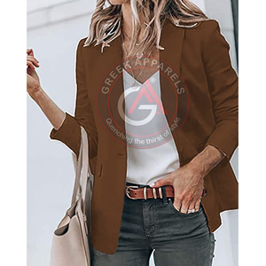 2023 nouveauté dames Blazers dames femmes impression personnalisée à manches longues taille personnalisée femmes décontracté porte blazer - Product Image 2