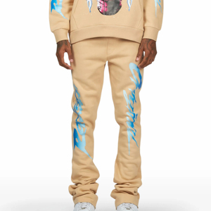 Colección Otoño Invierno 2025, chándal de lana informal de talla grande XXL de alta calidad para hombre, conjuntos de entrenamiento con logotipo personalizable al por mayor - Product Image 3