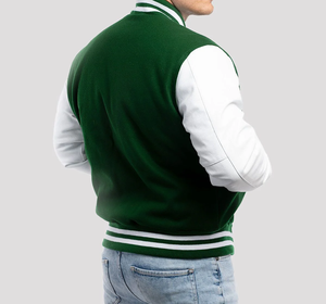Veste universitaire en toile vintage personnalisée pour hommes, personnalisée pour les veste des Bulls avec logo d'équipe brodé, veste de Chicago - Product Image 3