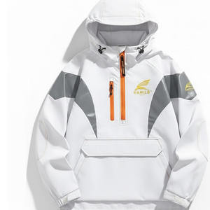 Chaqueta Softshell para Hombre, Cortavientos, con Capucha, Forro Polar, Impermeable, Chaqueta de Lluvia con Capucha para Hombre, Chaquetas Softshell - Product Image 5