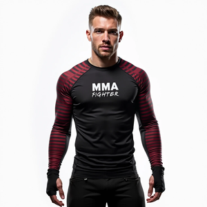 Vêtements personnalisés sublimés contre les éruptions cutanées MMA Vêtements personnalisés Vêtements d'entraînement en gros pour les sports de combat, le fitness et l'entraînement en salle de sport - Product Image 3