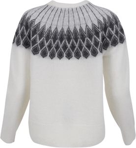 Suéter de Mohair para mujer, calidad superior, transpirable, antiarrugas, logotipo personalizado de la mejor calidad, suéter de Mohair de cuello redondo para invierno - Product Image 1