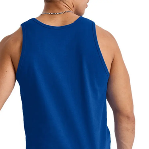 Gym <b>Vests</b> Men's Custom Two Tone Casual <b>Muscle</b> <b>Fit</b> 100% Cotton Jersey Silk Screen Printing Active fashion wear - Product Image 5