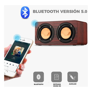 Bluetooth Speaker <b>Radio</b> Vintage Retro Portable Rechargeable - Assorted Colors - Product Image 3