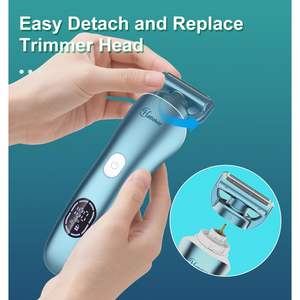 Depiladora Eléctrica 3 en 1 para Mujer, Resistente al Agua, USB, Recortadora de Bikini para Axilas, Piernas, Brazos, Cuerpo y Rostro, con Doble Cuchilla - Product Image 2