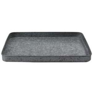 Plateau de service rustique en métal galvanisé robuste conçu pour une utilisation polyvalente, y compris le service des aliments ou la création de présentoirs de table - Product Image 6