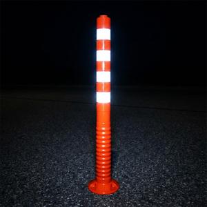 Delinator 100 x 8 cm Barrière de circulation flexible 10 pièces Borne de signalisation en TPU - Product Image 4