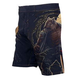 กางเกงมวยไทยขาสั้นพลัสไซส์กางเกงมวย MMA สำหรับผู้ชาย - Product Image 5