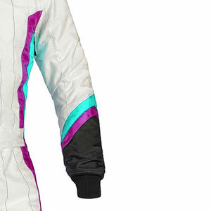 Combinaison de karting respirante grande taille avec logo personnalisé, conception intégrale, fabricant OEM pour pilotes de kart amateur et professionnels - Product Image 3