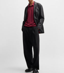 Fabricante 100% algodón manga corta de punto hombres transpirable Polo camisetas Casual patrón sólido de talla grande Polo camisa - Product Image 4