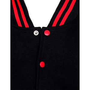 Women's French Terry Varsity <b>Jackets</b> Wholesale Baseball Letterman <b>Jackets</b> Chenille Embroidery Patches Wool Fabric Print Woven - Product Image 2