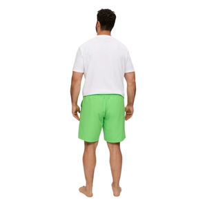Shorts chauds en polyester 100% de haute qualité Poches fendues Cravates à cordon de serrage Coupe régulière-Logo personnalisable Solid High Street Plain Dyed - Product Image 5