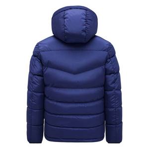 Abrigo de invierno de manga larga para hombre de alta calidad 2024, chaqueta con capucha rellena de plumón 4XL, tela de lona con cremallera de poliéster estilo callejero - Product Image 5