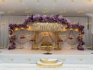 Mandap de oro real de la boda Mandap de la fibra de Ganesha - Product Image 2