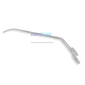 Pince DeBakey Thoracoscopique en Acier Inoxydable 65mm Courbée, Mâchoires Atraumatiques 1x2, Tige de 10mm, Manches Angulaires WLock, Longueur 17cm, L/W 9.75" - Product Image 6