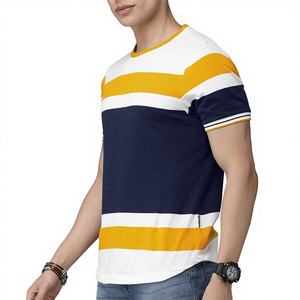 Pakistan Made Luxury 100% Camisetas de algodón para hombres Impreso Casual Loose Fit Camiseta Diseño en blanco de Pakistán - Product Image 1