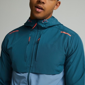 Chaqueta Cortavientos Personalizada, Transpirable, Ligera, de Lona Vintage para Hombre, con Cuello Alto y Capucha Ajustable para Deportes al Aire Libre - Product Image 4