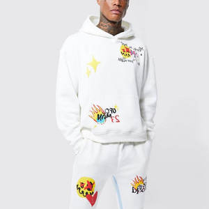 Dernier modèle de survêtement lourd pour hommes à la mode avec impression personnalisée Vêtements d'extérieur pour l'hiver Motif solide et confortable - Product Image 4