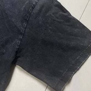 Custom Manufacturer <b>T</b> <b>Shirt</b> For Man Vintage Acid Washed O Neck Heavyweight 100% Cotton Custom Print <b>Cropped</b> ringer <b>T</b> <b>Shirts</b> <b>Men</b> - Product Image 4